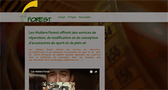 Desktop Screenshot of lesateliersforest.com
