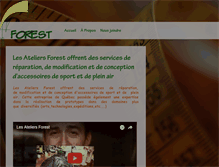 Tablet Screenshot of lesateliersforest.com